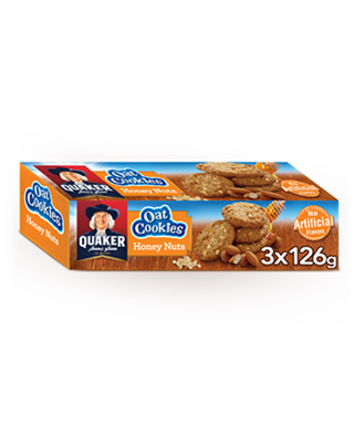 Oat Cookies Honey Nuts 126gx3