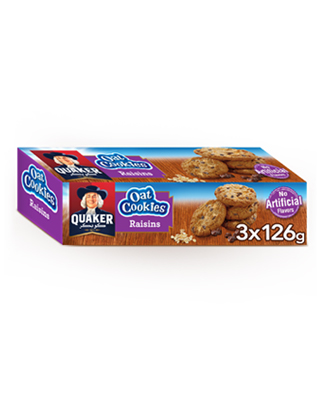 Oat Cookies Raisins 126gx3